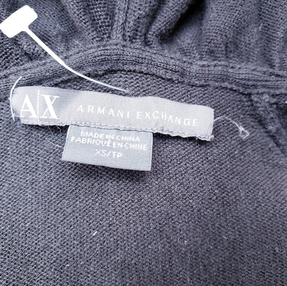 Black long sleeve knit  top - Picture 2 of 2